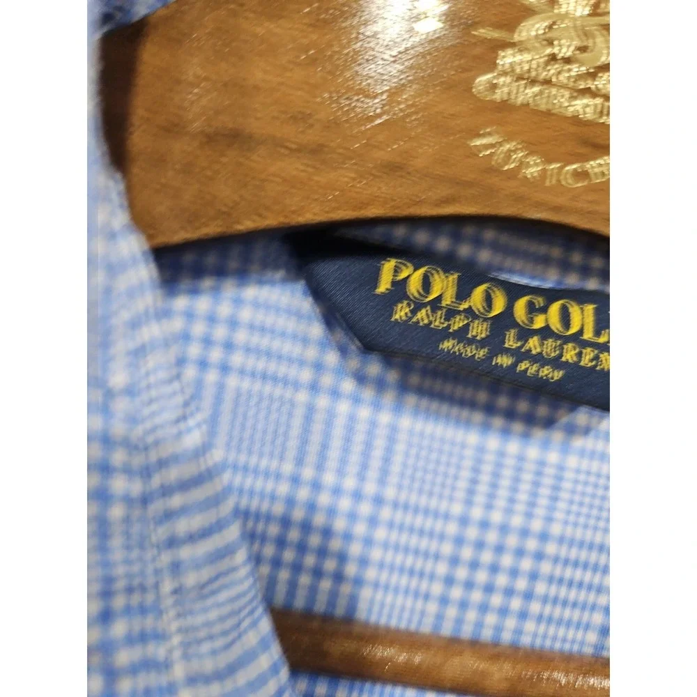 Polo Ralph Lauren Performance Shirt Mens Large Blue Short Sleeve Golf Very Nice